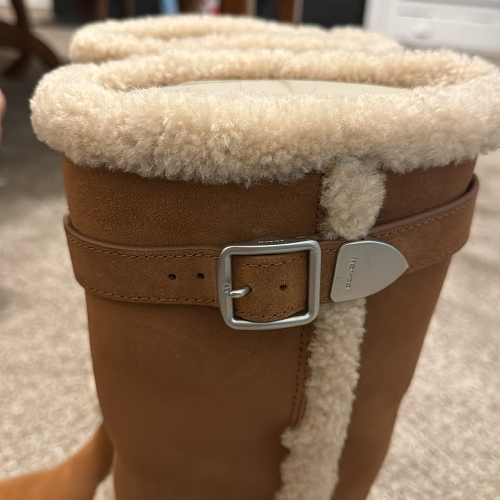 Coach Fleece Lined Boots - Picture 4 of 5